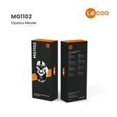 LENOVO LECOO MG1102 USB RGB Led Aydınlatmalı 8200dpi Mouse Pad Hediyeli Gaming Optic Siyah Mouse thumbnail 9