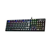 LENOVO LECOO KG1101 USB Q Trk RGB Led Aydınlatmalı Mekanik Siyah Gaming Klavye - 4