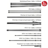 ASUS 850W 80+ GOLD PRIME AP-850G PCIE 5.0 TAM MODÜLER POWER SUPPLY thumbnail 10