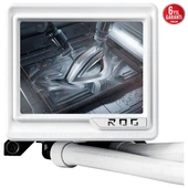 ASUS 360MM ROG RYUJIN III 360 ARGB EXTREME WHITE AM5-1851P SIVI SOĞUTMALI İŞLEMCİ FANI BEYAZ thumbnail 3