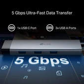TP-LINK UH9120C 4K USB Type-C 9in1 Dock - 9