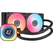 CORSAIR 240MM TITAN 240RX LCD CW-9061022-WW AM5-1851P  RGB SIVI SOĞUTMALI İŞLEMCİ FANI - 1