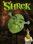 Yeşil Shrek Maskesi 21x25 Cm - 3
