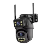Ozmik CMR64  Kablosuz güvenlik IP kamera 4K 8MP HD çift Lens harici Wifi PTZ kamera - 1