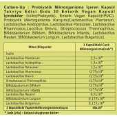 CULTURE-UP PROBİYOTİK 30 KAPSÜL TEK KAPSÜLDE 10 MİLYAR BAKTERİ 11 AYRI SUŞ - 5