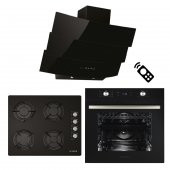 Alveus Century 627 Siyah 3Lü Ankastre Set(Modw-Gls640-Mfa627) - 1