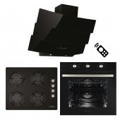 Alveus Century 614 Siyah 3Lü Ankastre Set(Modw-Gls640-Mfa614) - 1