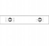 ALVEUS ŞELALE BEYAZ 2Lİ ANKASTRE SET (MFA 604 - MOD 3000) - 3