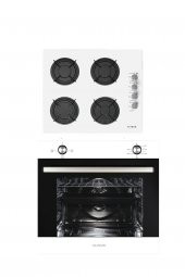 Alveus Akasya 2Li Beyaz Ankastre Set (Gls640-Mfa604) - 4