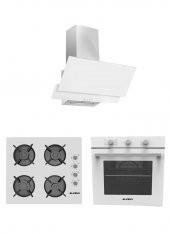 ALVEUS GARDENYA 614 BEYAZ 3LÜ ANKASTRE SET (GLS640-F17-MFA614) - 1