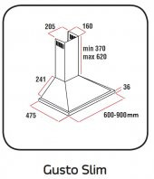 WHITE DAISY GUSTO SİYAH PİRAMİT DAVLUMBAZ - 3