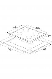 ALVEUS GARDENYA 614 BEYAZ 3LÜ ANKASTRE SET (GLS640-F17-MFA614) - 5