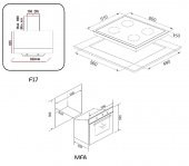 ALVEUS GARDENYA 614 BEYAZ 3LÜ ANKASTRE SET (GLS640-F17-MFA614) - 6