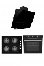 ALVEUS CHIEF 614 SİYAH 3LÜ ANKASTRE SET(MOD3000-GLS640-MFA614) thumbnail 1