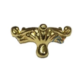 Köşe Etekli Sandık Ayağı, Kutu Ayak 1,5 cm - Sarı - 1