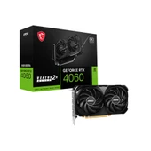 Msi GeForce RTX4060 VENTUS 2X BLACK 8GB OC GDDR6 DLSS 3 128 Bit Ekran Kartı - 1