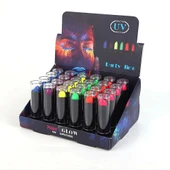 Nessiworld Karanlıkta Parlayan Yanan UV Neon Ruj Yüz Boyama 6 Adet 6 Renk - 5