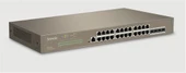 Tenda TEG3328F 24 Port 10-100-1000 Switch 4 Port SFP L2 Çelik Kasa Rack Mount - 1