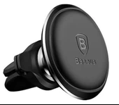 Baseus Small Ears Manyetik Araç Tutucu Dikey Siyah (C40141403113-00) - 1