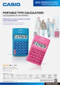Casio HL-815L-PK 8 Hane Pembe Cep Tipi Hesap Makinesi - 1