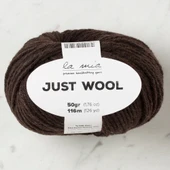 La Mia Just Wool Koyu Kahve El Örgü İpi - LT006 - 33838 - 1