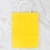 Loren 18x8x24 cm Sarı Kraft Çanta - 1