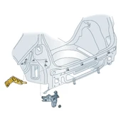 VW Golf 7 2013-2017 Arka Tampon Sol Bağlantı Braketi 5G6807393 - 2