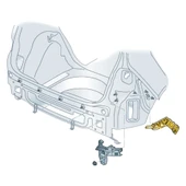 VW Golf 7 2013-2017 Arka Tampon Sağ Bağlantı Braketi 5G6807394 - 2