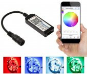 LED RGB Kontrol Devresi BLUETOOTH  WRGB RGB 192W 5-24VDC - 1