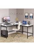 METMOBSAN L tipi Çalışma Bilgisayar Masası thumbnail 1