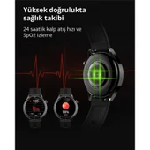 Aukey SW-2P-GY Akıllı Saat 3.7cm LCD Bluetooth Çağrı Sağlık Gözetimi Spor Bildirimleri IP67 Gri - 4