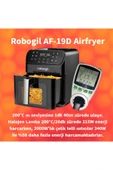 ROBOGİL Af-19d Airfryer Xxl 6,5lt Halojen Lambalı Cam Kapaklı Sıcak Hava Fritözü - 3