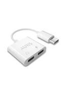2x USB-C To Type-C Kulaklık ve Şarj Dönüştürücü - 1