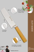 Elit Serisi Mutfak Bıçak Seti Et Ekmek Sebze Salata Pizza Börek Şef Bıçak Seti 2 Li Set (MFT-6830) - 3