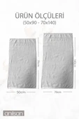 4'lü Beyaz Hotel Havlu Seti %100 Pamuk - 2 Adet El Havlusu 50x90 ve 2 Adet Banyo Havlusu 70x140 - 4