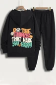 Unisex Do the things that make you Baskılı Eşofman Takımı thumbnail 1