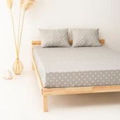 Soley | Mix & Match | Hearts | %100 Pamuk Çift Kişilik Çarşaf Seti - 1