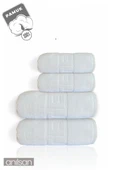 4'lü Beyaz Hotel Havlu Seti %100 Pamuk - 2 Adet El Havlusu 50x90 ve 2 Adet Banyo Havlusu 70x140 - 3