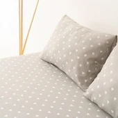 Soley | Mix & Match | Hearts | %100 Pamuk Çift Kişilik Çarşaf Seti - 2