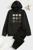 Unisex Kalp Baskılı Eşofman Takımı thumbnail 1