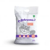 Gofrette Bentonit Natural Topaklanan Kedi Kumu 20 LT - 1