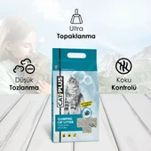 CatPlus Aktif Karbon Kedi Kumu 10 Lt x 4 Adet - 2