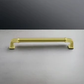 Alfa Metal Mat Gold Altın Kulp 192 mm Mobilya Çekmece Mutfak Dolabı Dolap Kapak Kulpları Kulb Kulpu thumbnail 7