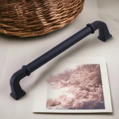 Alfa Metal Mat Siyah Kulp 160 mm 16 cm Mobilya Çekmece Mutfak Dolabı Dolap Kapak Kulp Kulb Kulpu thumbnail 7