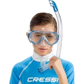 Cressi Junior Ondina-Top Çocuk Maske Şnorkel Seti Koyu Mavi - 3