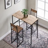 Gzl Bar Masa Bar Sandalye Yemek Masa Sandalye Takımı Çam 1579 thumbnail 2