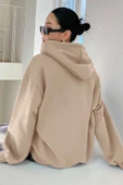 Holiday Baskılı Unisex Oversize Sweatshirt - 10