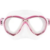 Cressi Naxos Yetişkin Dalış Maskesi Şeffaf-Pembe - 2