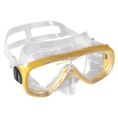 Cressi Onda Yetişkin Dalış Maskesi Şeffaf-Sarı thumbnail 2