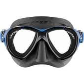 Cressi Naxos Yetişkin Dalış Maskesi Siyah-Mavi - 6